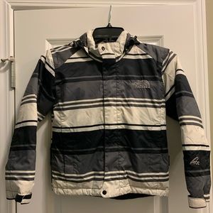 The North Face waterproof insulated puffer jacket for kids